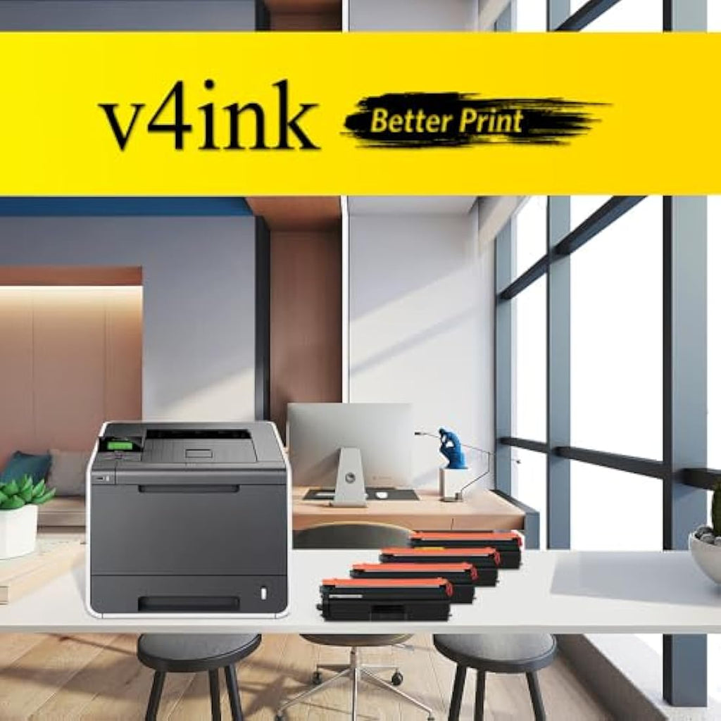v4ink Compatible TN325 Toner Cartridge 4-Pack for Brother Printers