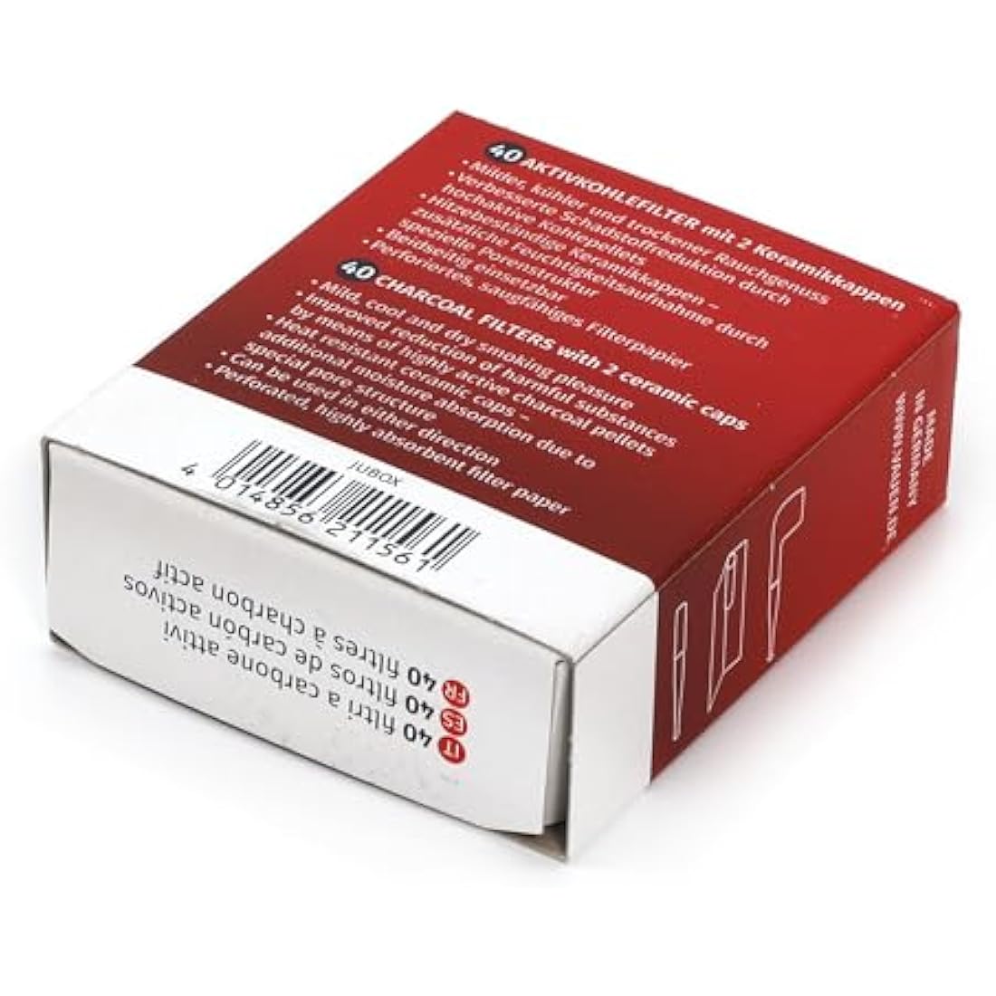 Vauen Dr. Perl Junior 9mm Active Charcoal Pipe Filters - 40 Pack