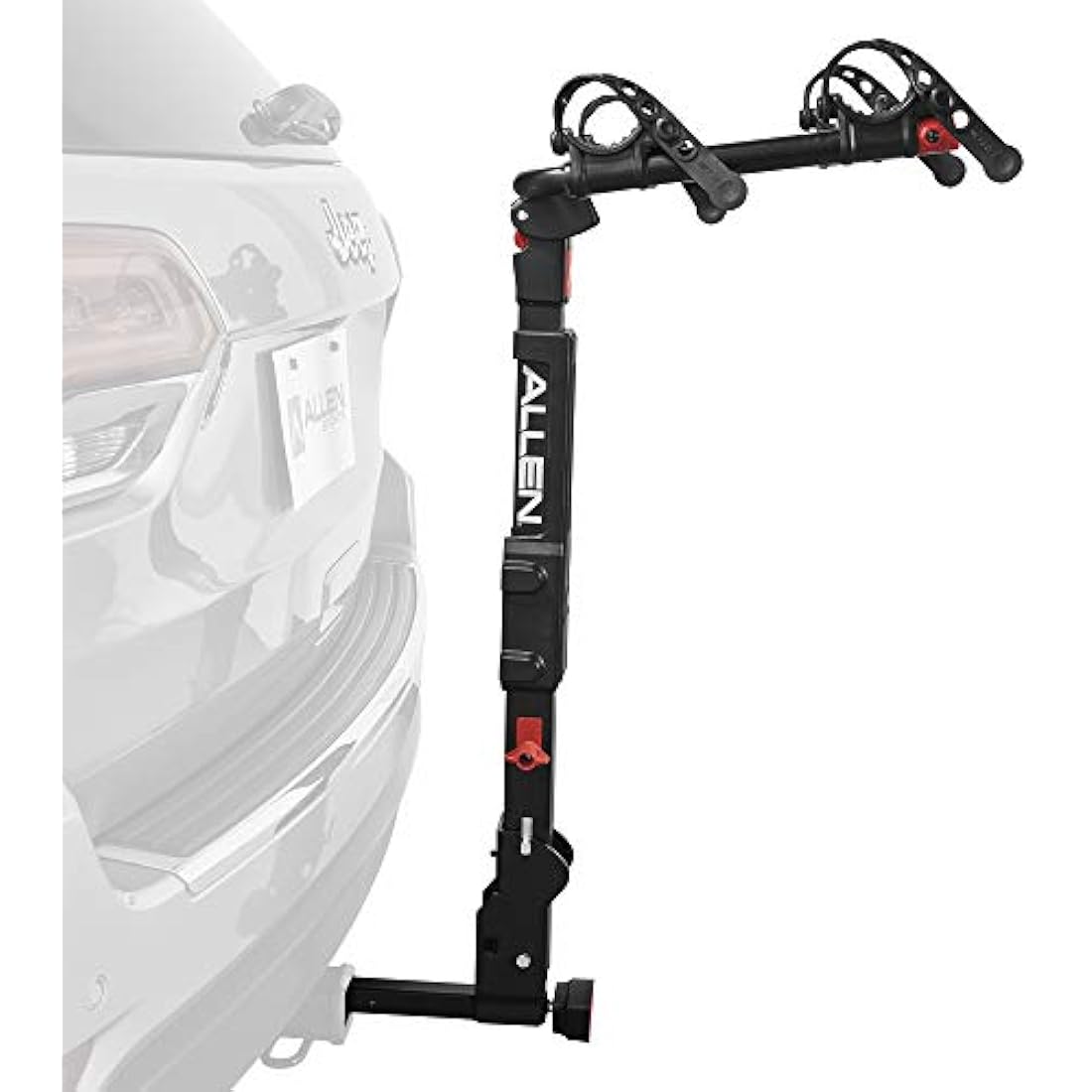Allen Sports QR525 2-Bike Hitch Rack for 1.25 and 2 Inch Receivers