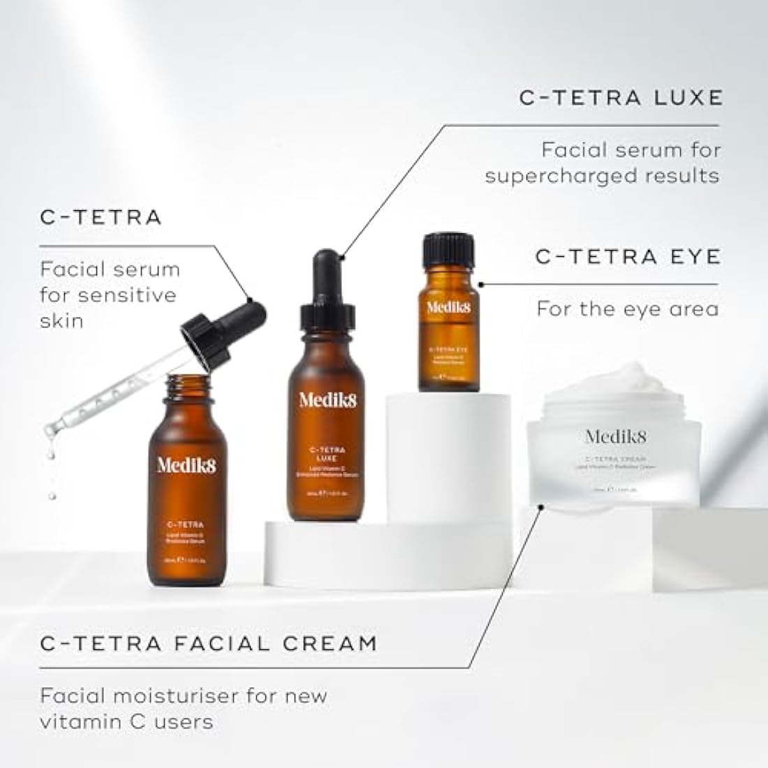 Medik8 C-Tetra Cream | Vitamin C Radiance Face Moisturizer - 50ml