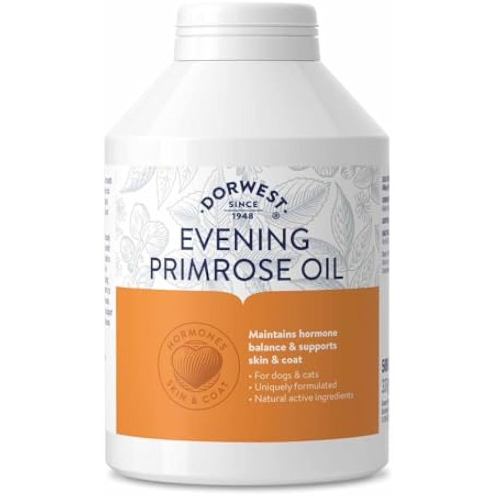 Dorwest Herbs Evening Primrose Oil for Dogs & Cats - 500 Capsules