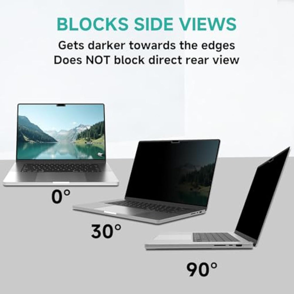 ZOEGAA Magnetic Privacy Screen for MacBook Pro 14 (2021-2024) | Anti-Blue