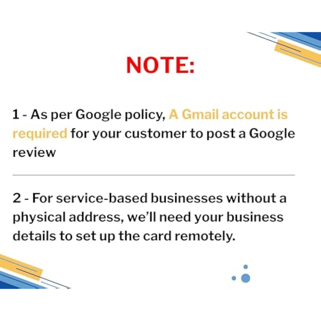 NFC Tap Card | Contactless Review QR Code Social Media Card