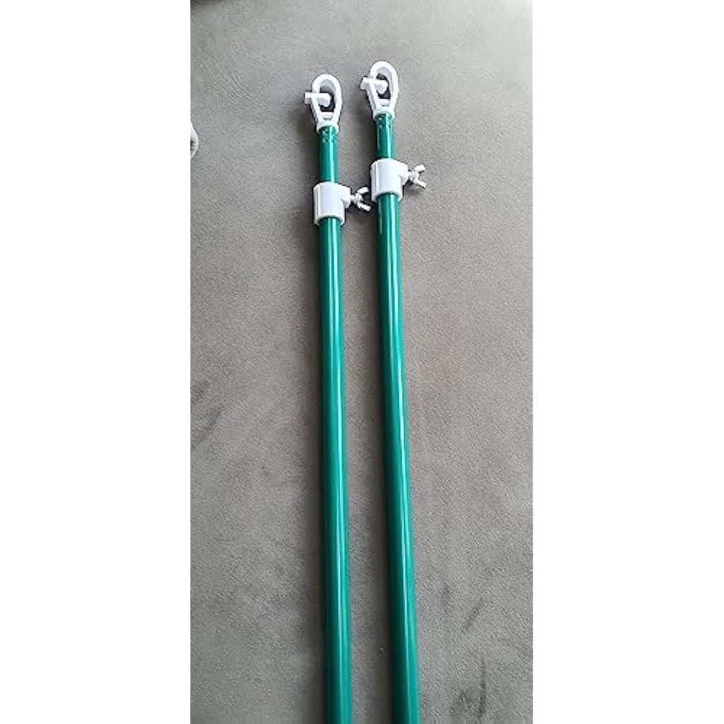 Jolof Store Galvanised Steel Telescopic Washing Line Clothes Prop - 2 Pack
