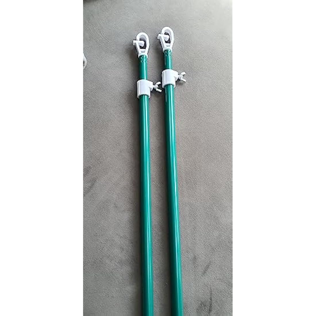 Jolof Store Galvanised Steel Telescopic Washing Line Clothes Prop - 2 Pack
