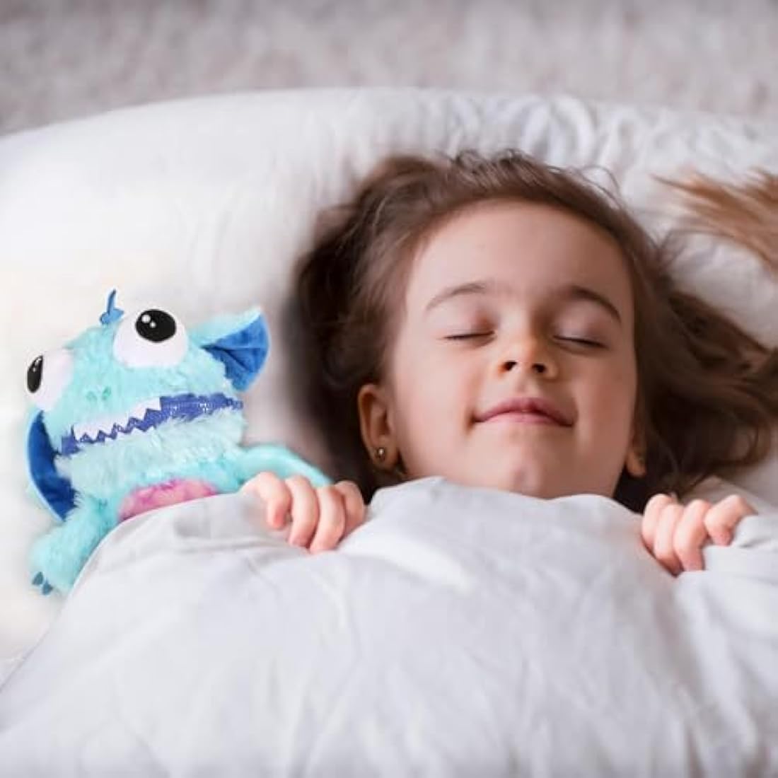 Worry Yummy Marvin Monster – 28cm Blue Anxiety Relief Plush Toy for Kids