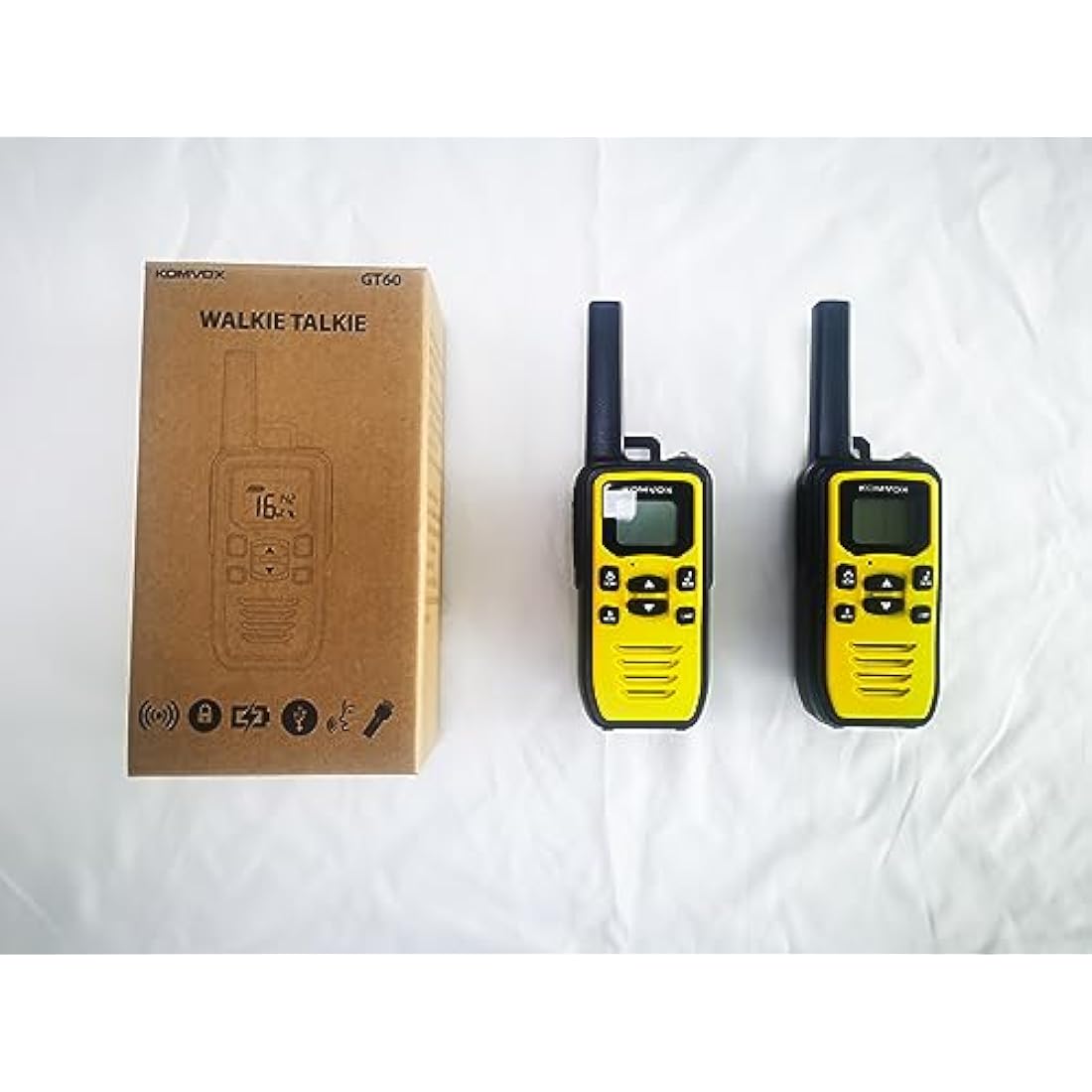 Jolof Store Rechargeable Walkie Talkies – 10km Long Range PMR Radio