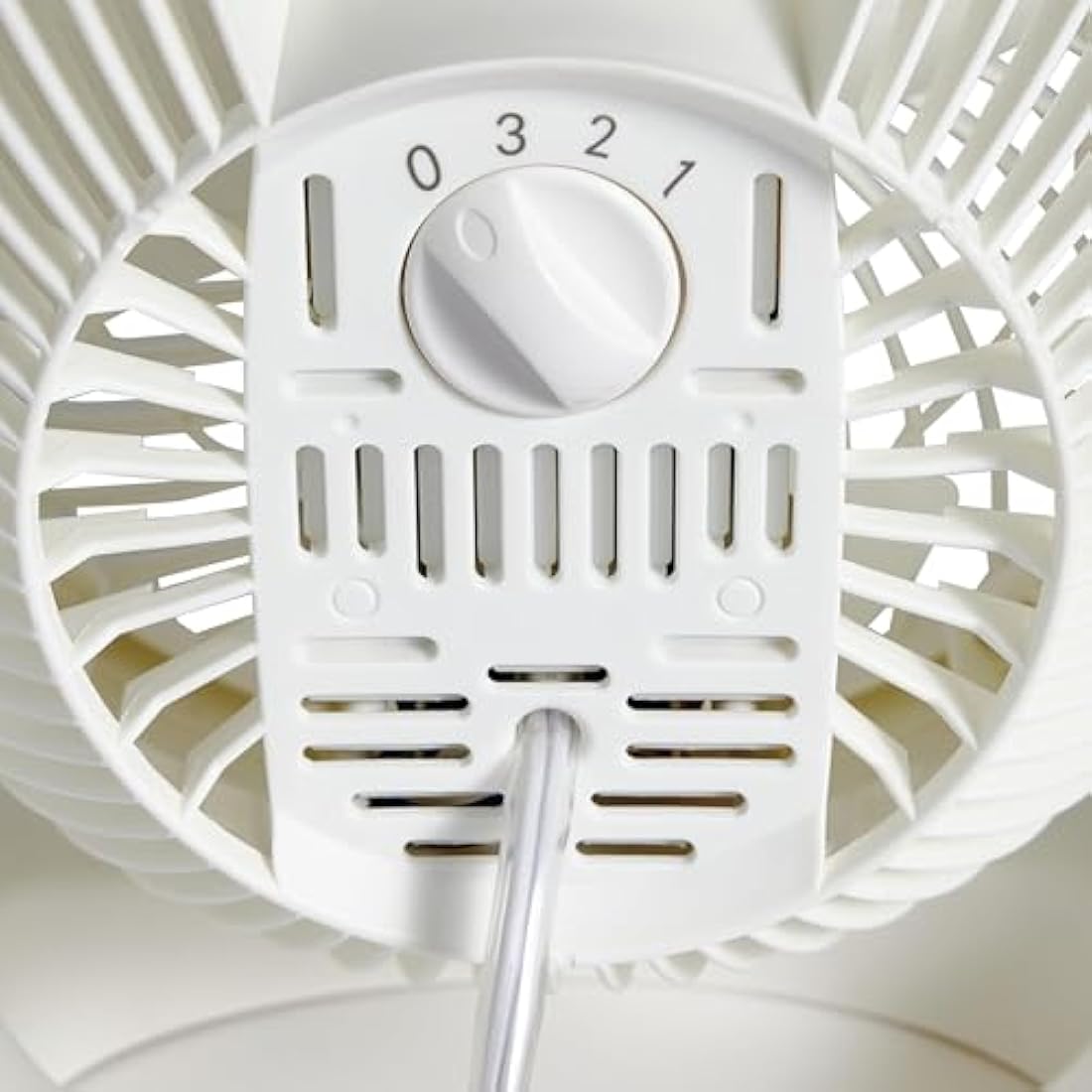 7-Inch Portable Desk Fan | 3-Speed Quiet Cooling – White