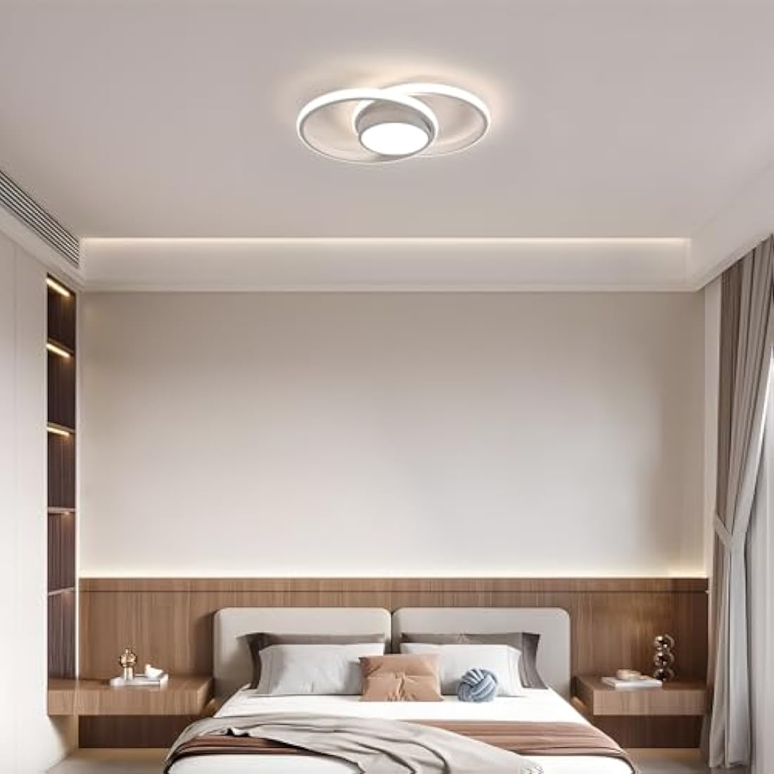 Jolof Store LED Ceiling Light – 42W Modern Round Flush Mount Lamp, 4500K