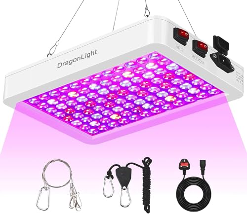 Jolof Store BW1000 LED Grow Light - Full Spectrum Veg & Bloom Double Chips