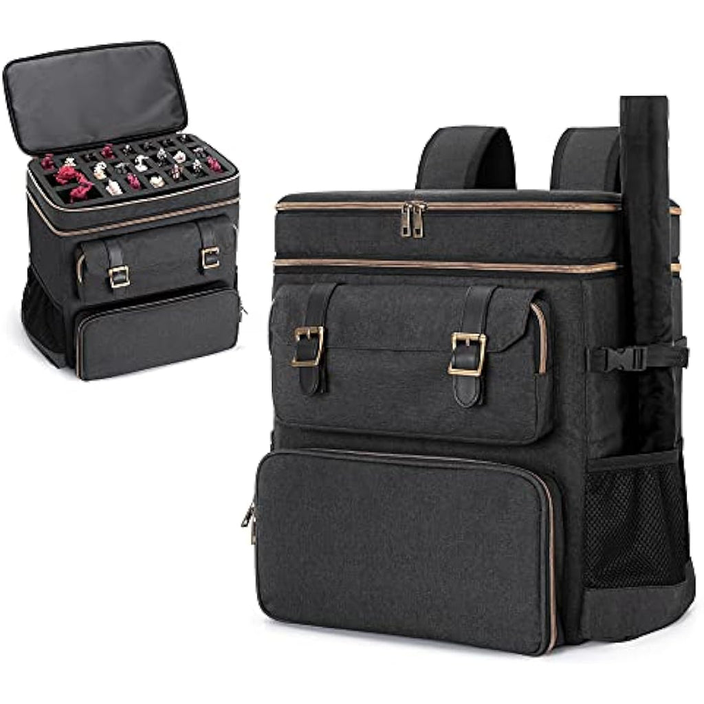 Trunab RPG Adventurer's Backpack | DnD Bag with Miniature Foam Layer