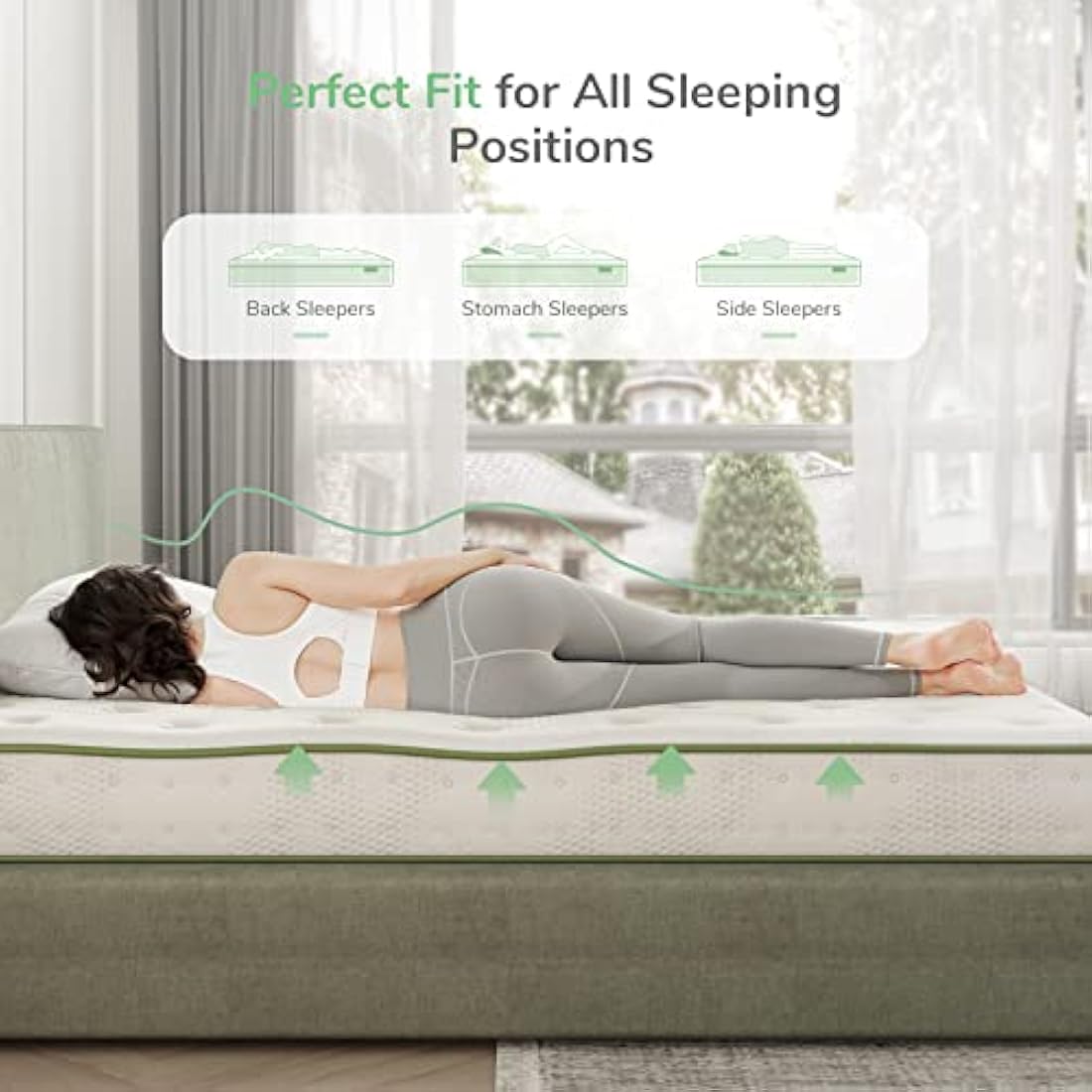 Novilla 7 Inch Single Hybrid Mattress | Gel Memory Foam & Pocket Sprung