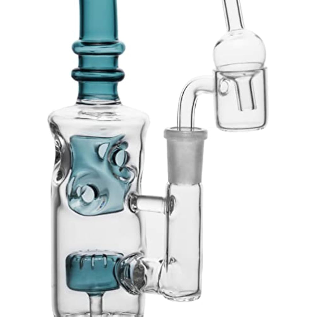 8" Honeycomb Perc Glass Bong | Borosilicate Water Pipe