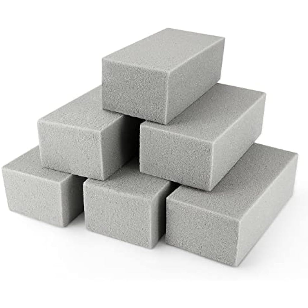 LOLYSIC Dry Floral Foam Blocks for Flower Arranging, 6 Pcs – Grey
