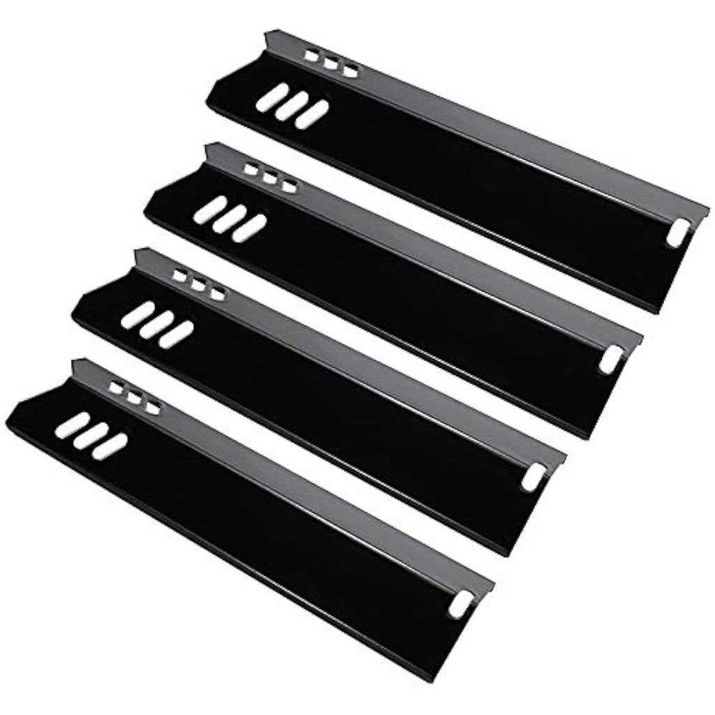GFTIME 38cm Porcelain Steel Grill Heat Plates for Dyna-Glo & Uniflame, 4 Pack