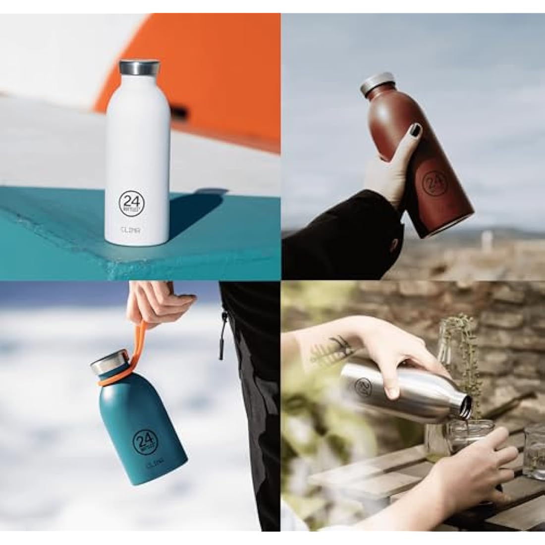 24Bottles Clima – 500ml Insulated Stainless Steel Thermal Water Bottle