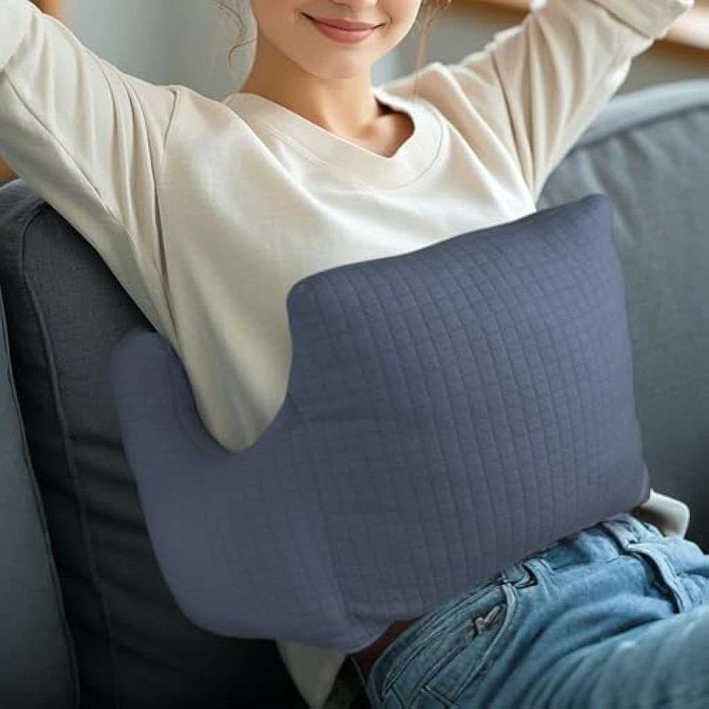 RoamReady Hysterectomy Recovery Pillow – Abdominal Support with Pocket, Navy