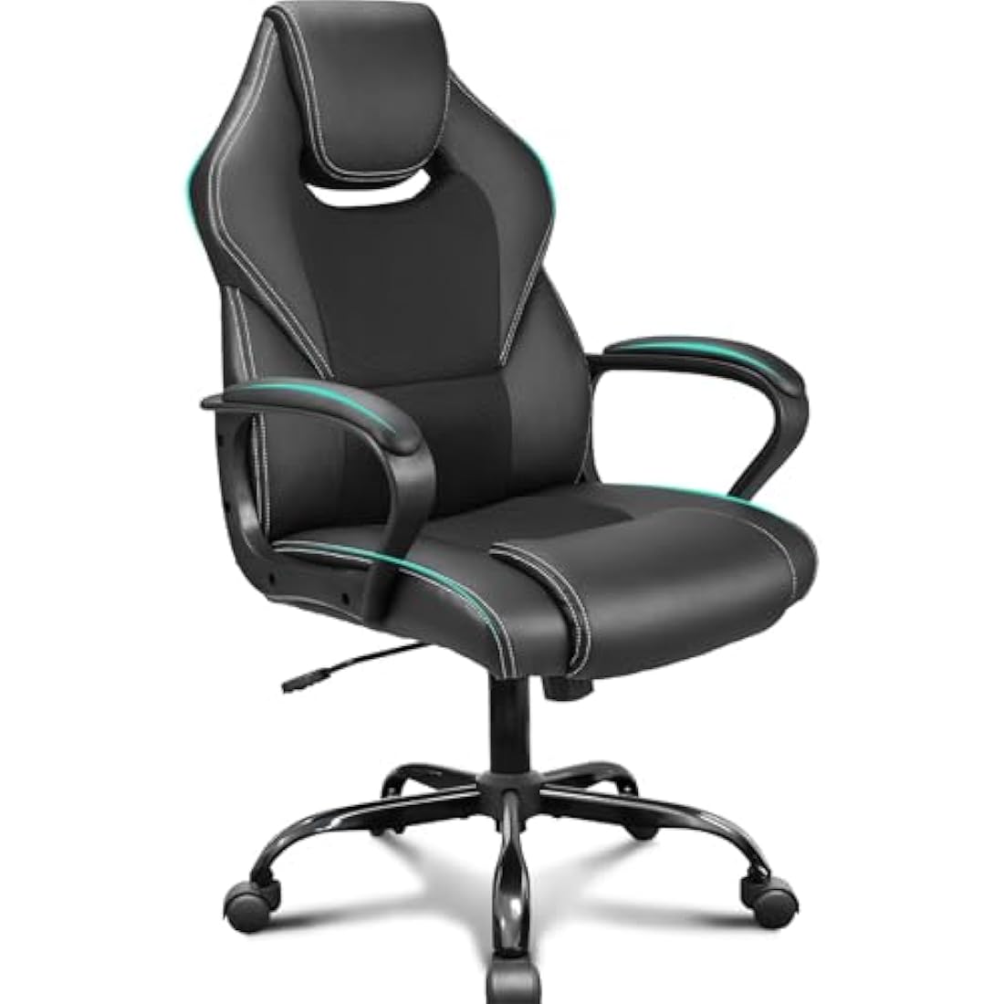 Jolof Store Ergonomic Office Chair – Black PU Leather Executive Desk Chair