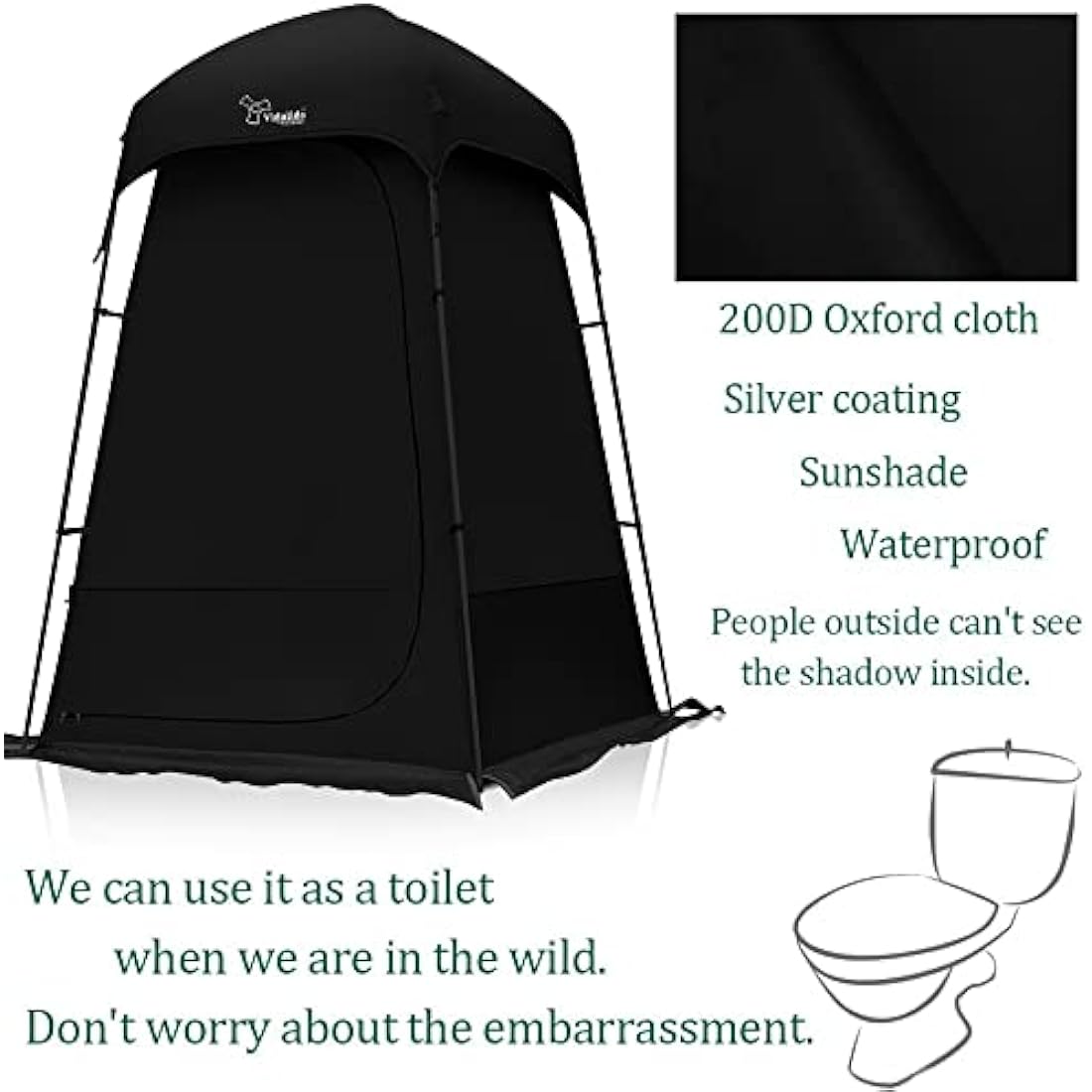 Jolof Store Portable Privacy Tent – Outdoor Camping Shower & Changing Room