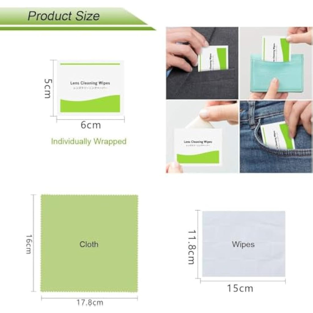 EOTW Screen Cleaner Wipes - 240 Individually Wrapped Electronic Wipes