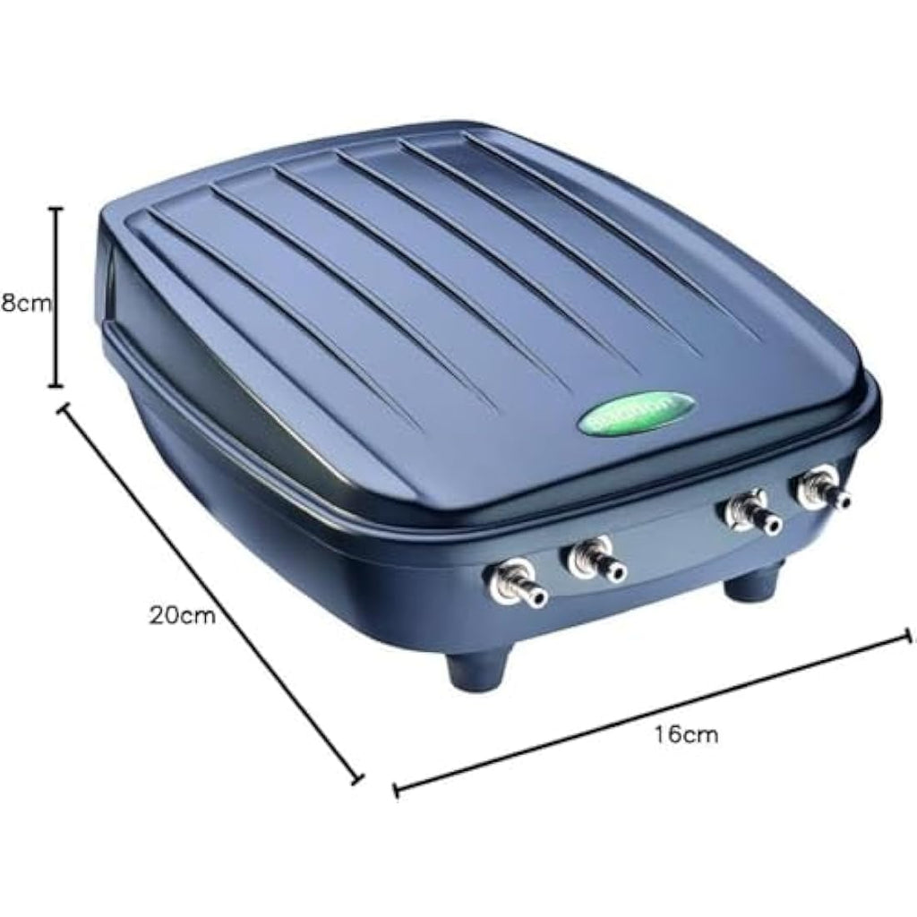 Blagdon Pond Water Oxygenator Kit | 4 Outlet Aeration Pump for 4000L Ponds