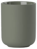 Zone Denmark Ume Toothbrush Cup – Minimalist Olive Green Holder