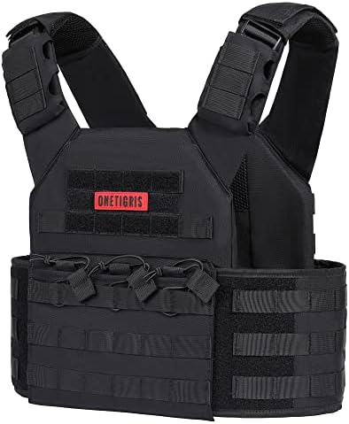 OneTigris PLPC Plate Carrier – 500D Nylon Tactical Airsoft Vest