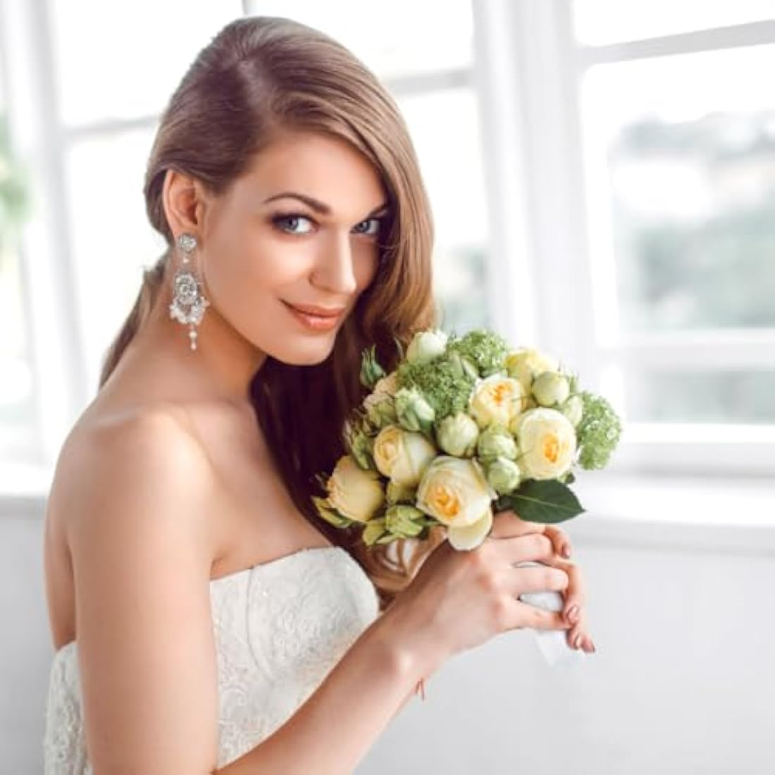 DOITOOL Foam Floral Bouquet Holders for Wedding Flower Arrangements, 2Pcs