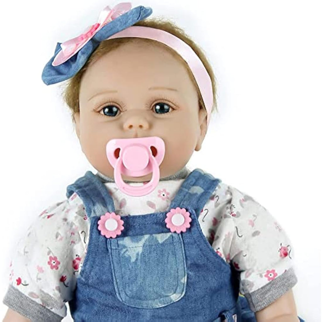 ZIYIUI Reborn Baby Doll | 22-Inch Realistic Soft Silicone Vinyl Toy