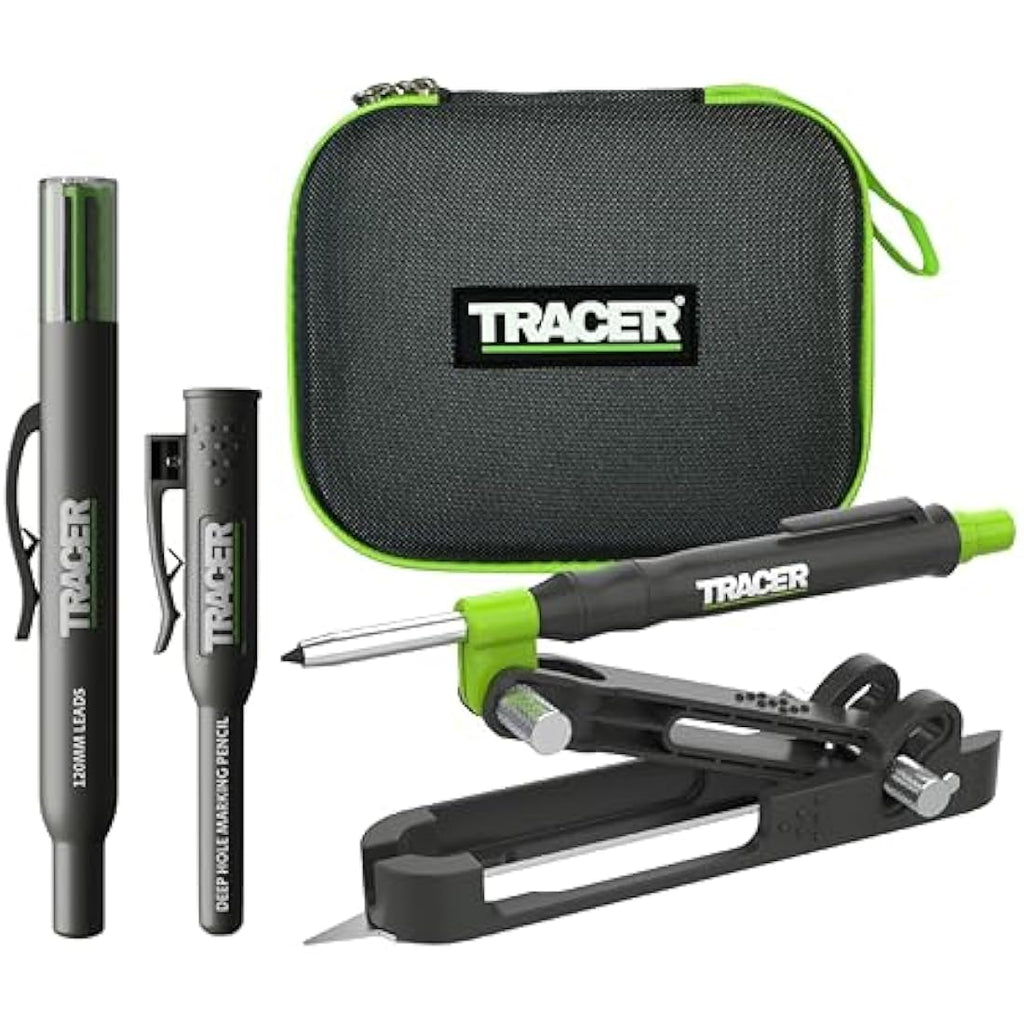 Tracer ProScribe Multi-Function Scribe Tool with Deep Hole Pencil Kit