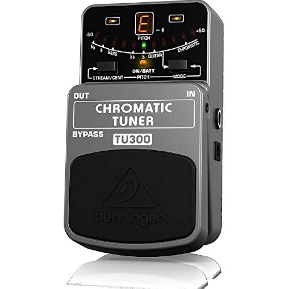 Behringer TU300 Chromatic Tuner Pedal for Guitar and Bass – LED Display