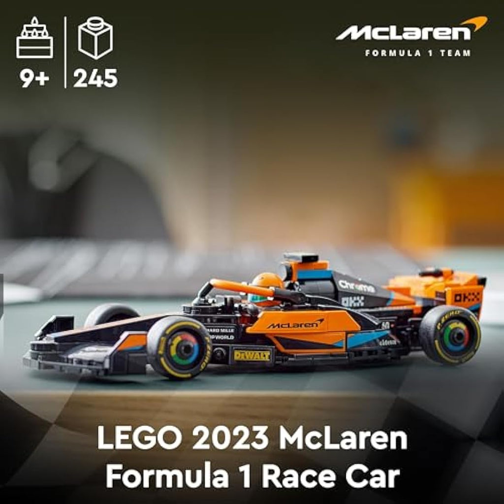 LEGO Speed Champions McLaren 2023 Formula 1 Race Car Model 76919