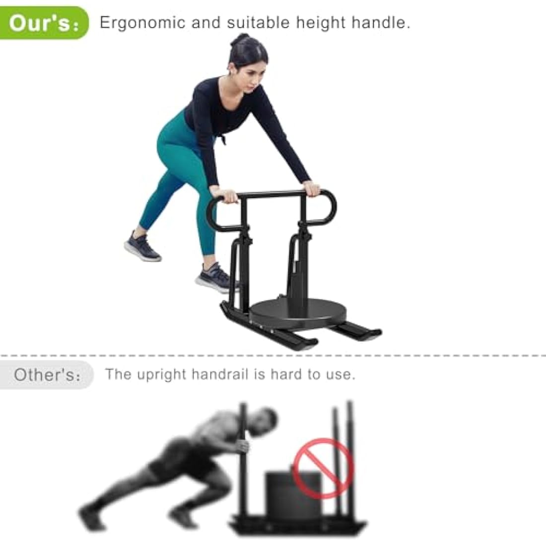 Kipika Weight Sled – Heavy-Duty Fitness Sled for Strength & Speed Training