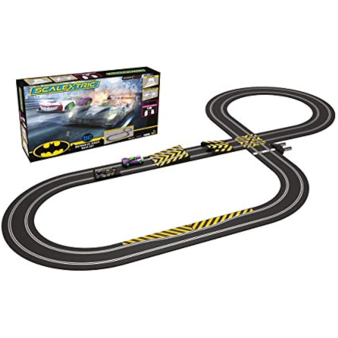 Scalextric Batman vs Joker Slot Car Racing Set – Spark Plug Edition