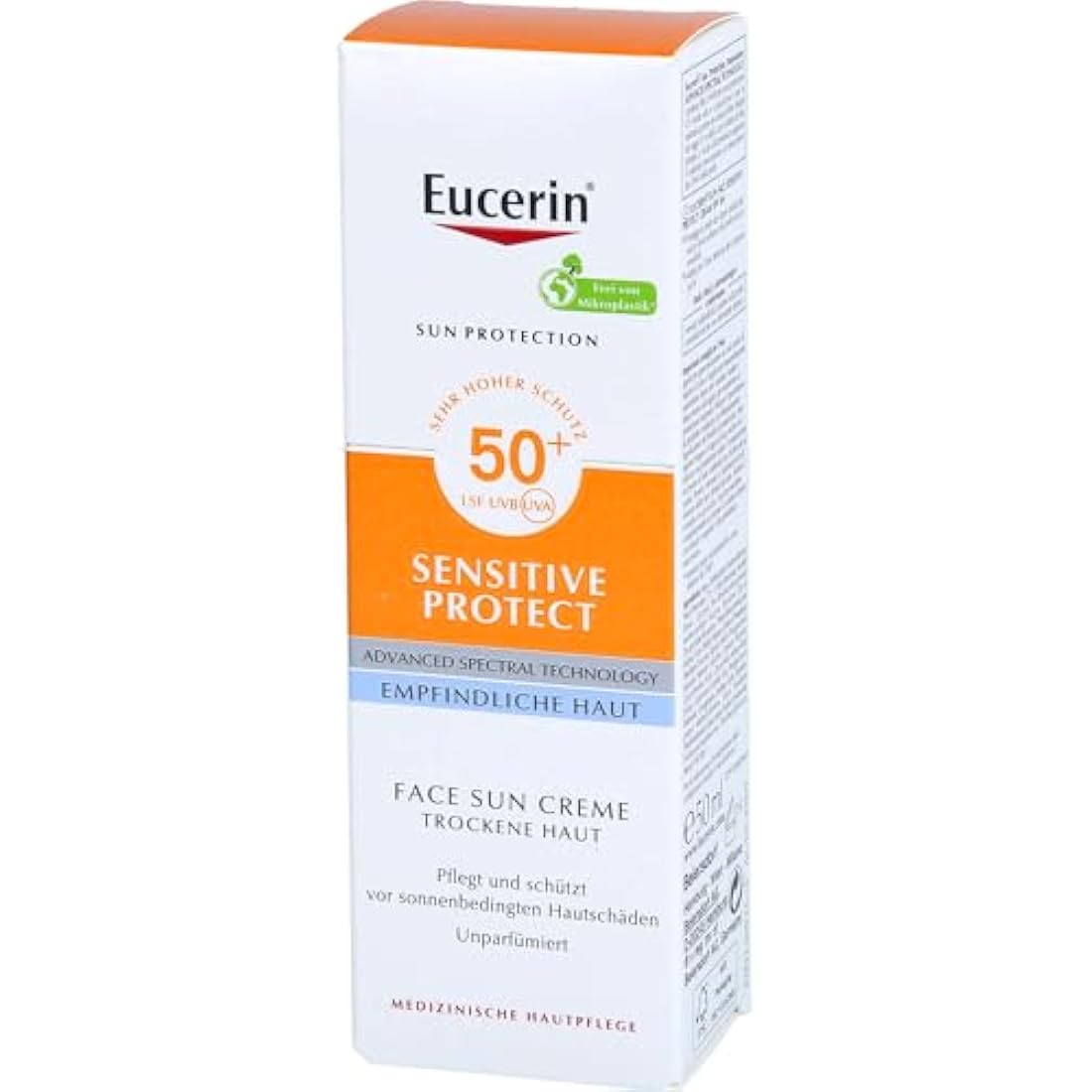 Eucerin Sensitive Protect Face Sun Creme LSF 50+ – Sunscreen, 50 ml