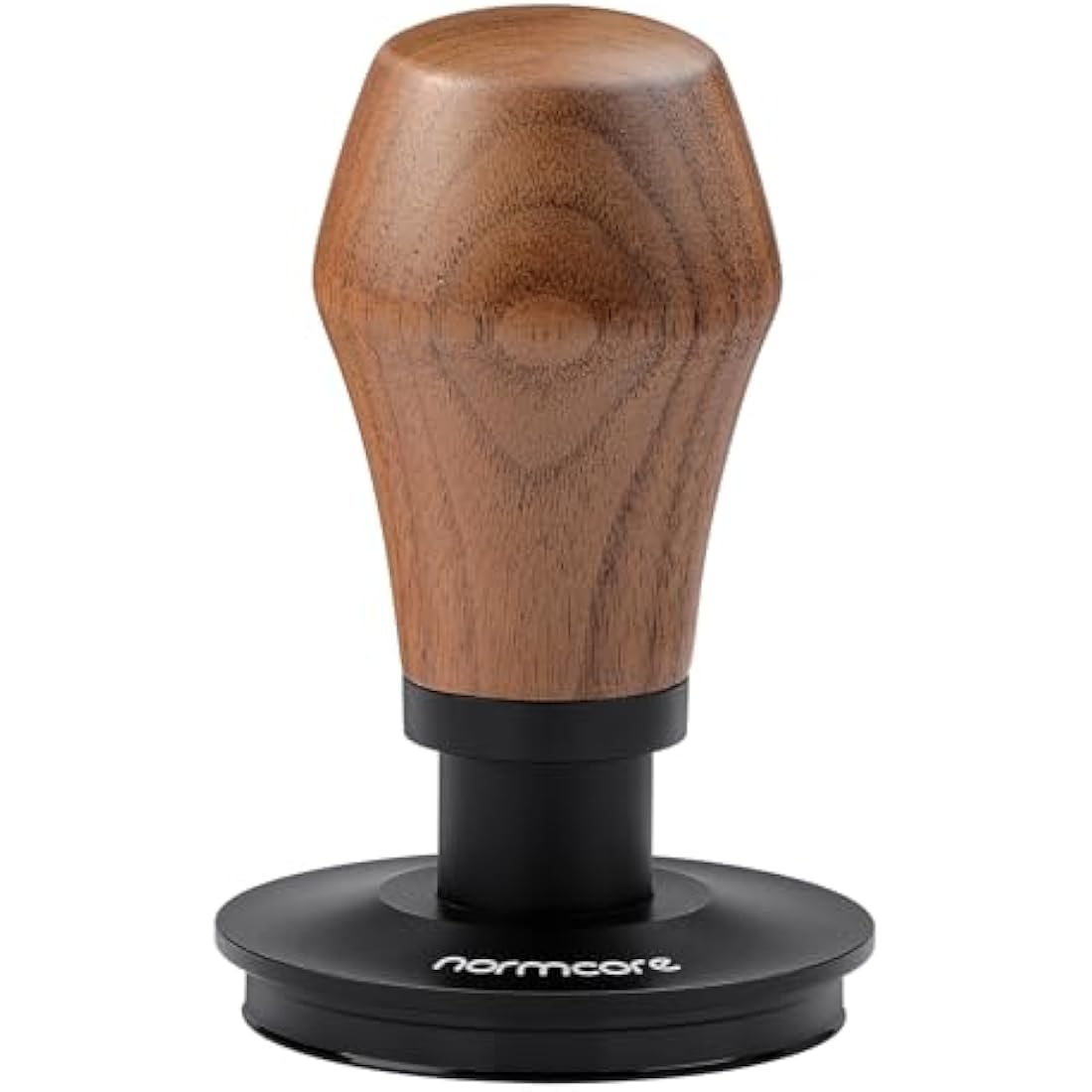 Normcore 58.5mm Spring-Loaded Espresso Tamper – Walnut Wood Handle