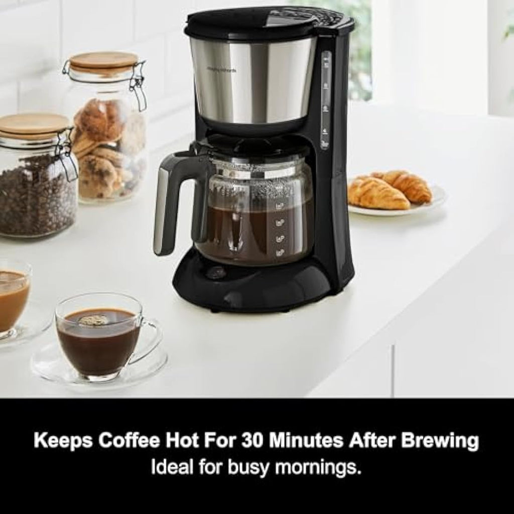 Morphy Richards Equip Filter Coffee Machine | 10 Cup Pour Over Maker