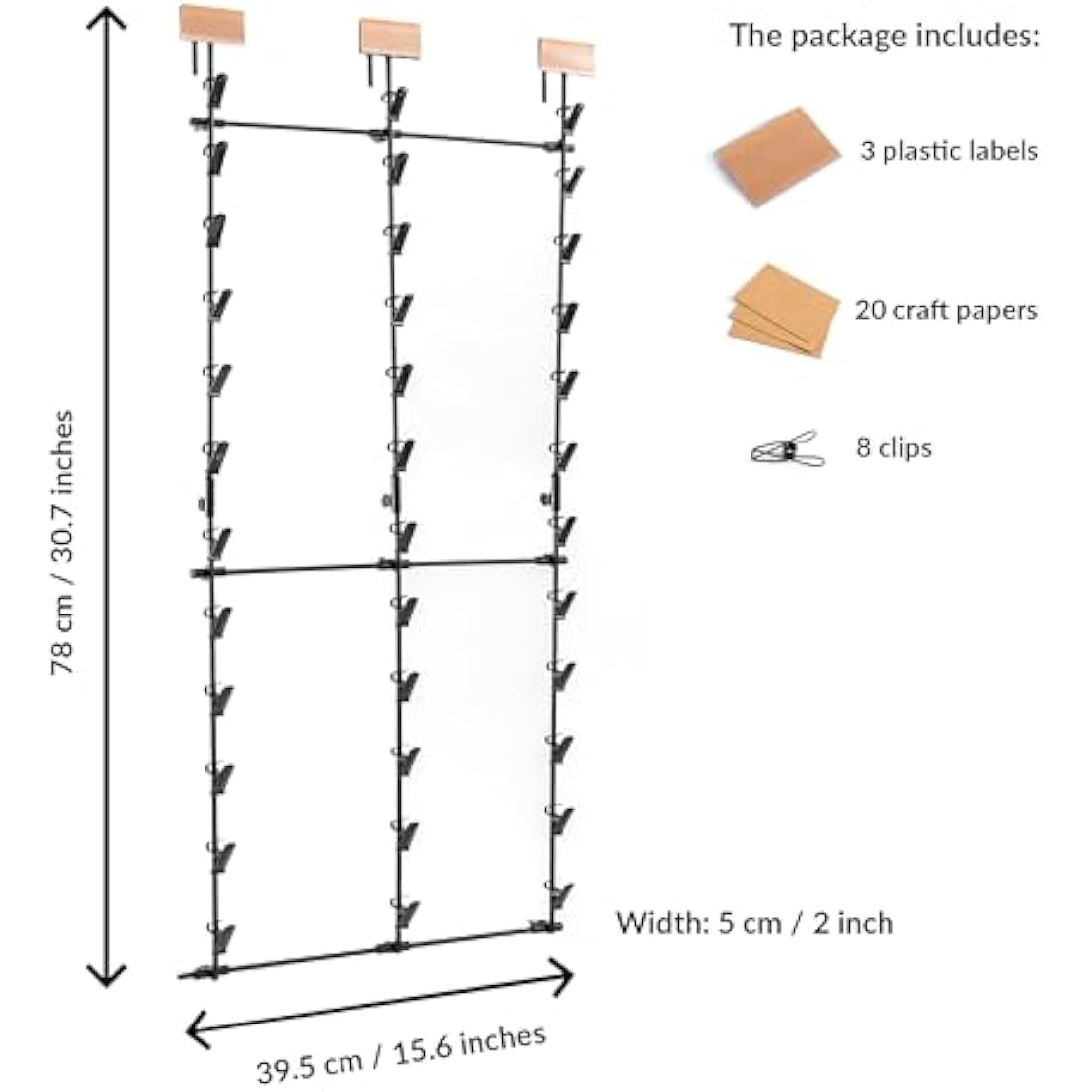Odoxia Hanging Chip Rack – Metal Snack Display Stand for Shop and Home