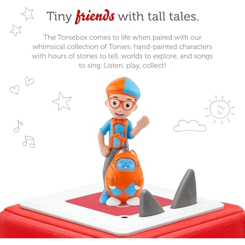 tonies Blippi Road Trip Audio Toy Figurine for Toniebox - 65 Min
