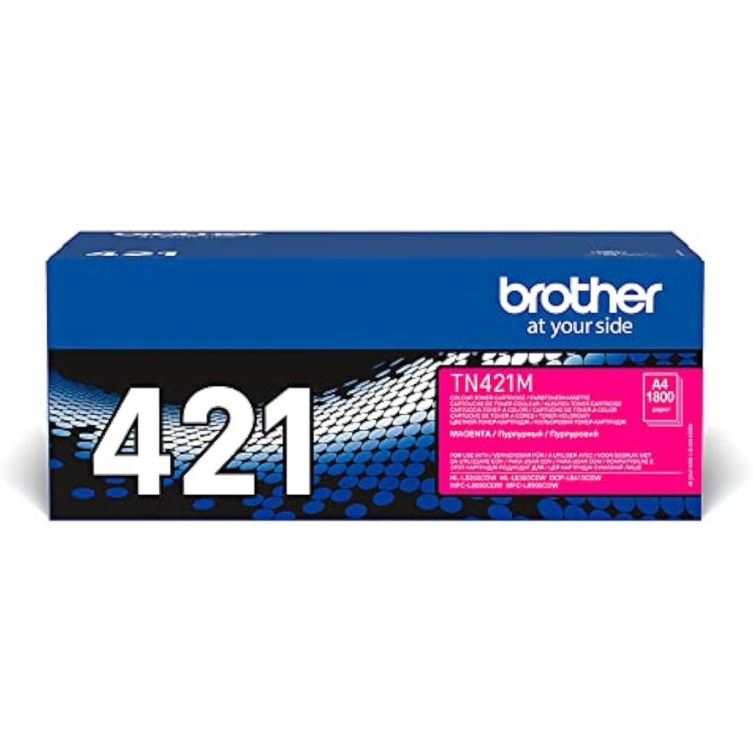 Brother TN-421M Magenta Toner Cartridge – Genuine Standard Yield