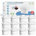 WaterJingYi Water Filter Cartridges for Brita Maxtra Pro & Plus | 12 Pack