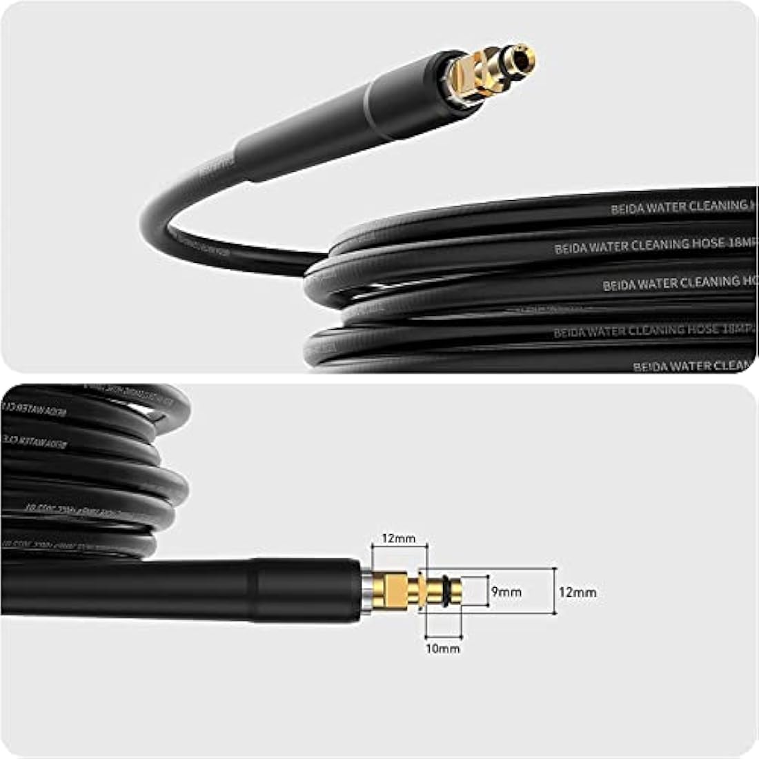 Stone Banks 15m Pressure Washer Hose for Karcher K2-K7 Quick Connect