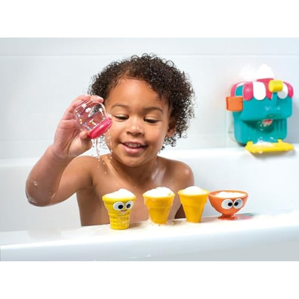 Toomies Foam Cone Factory Deluxe – Ice Cream Maker Bath Toy for Toddlers