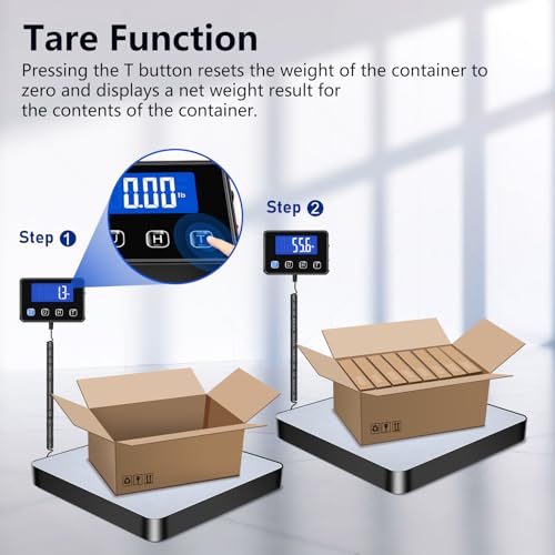 Letron Postal Scale | 440lbs High Precision Digital Shipping Scale