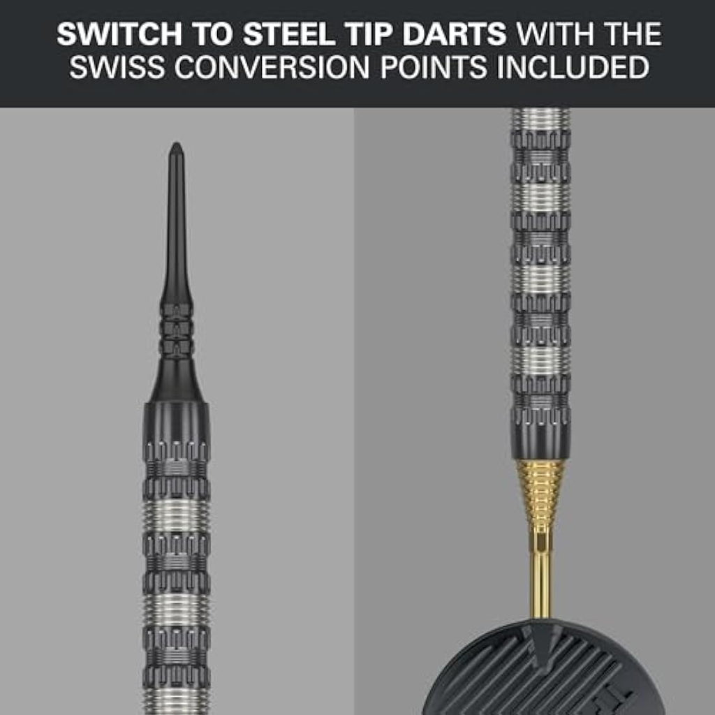Target Darts Rob Cross 95K Soft Tip Dart Set - 95% Tungsten, 18g
