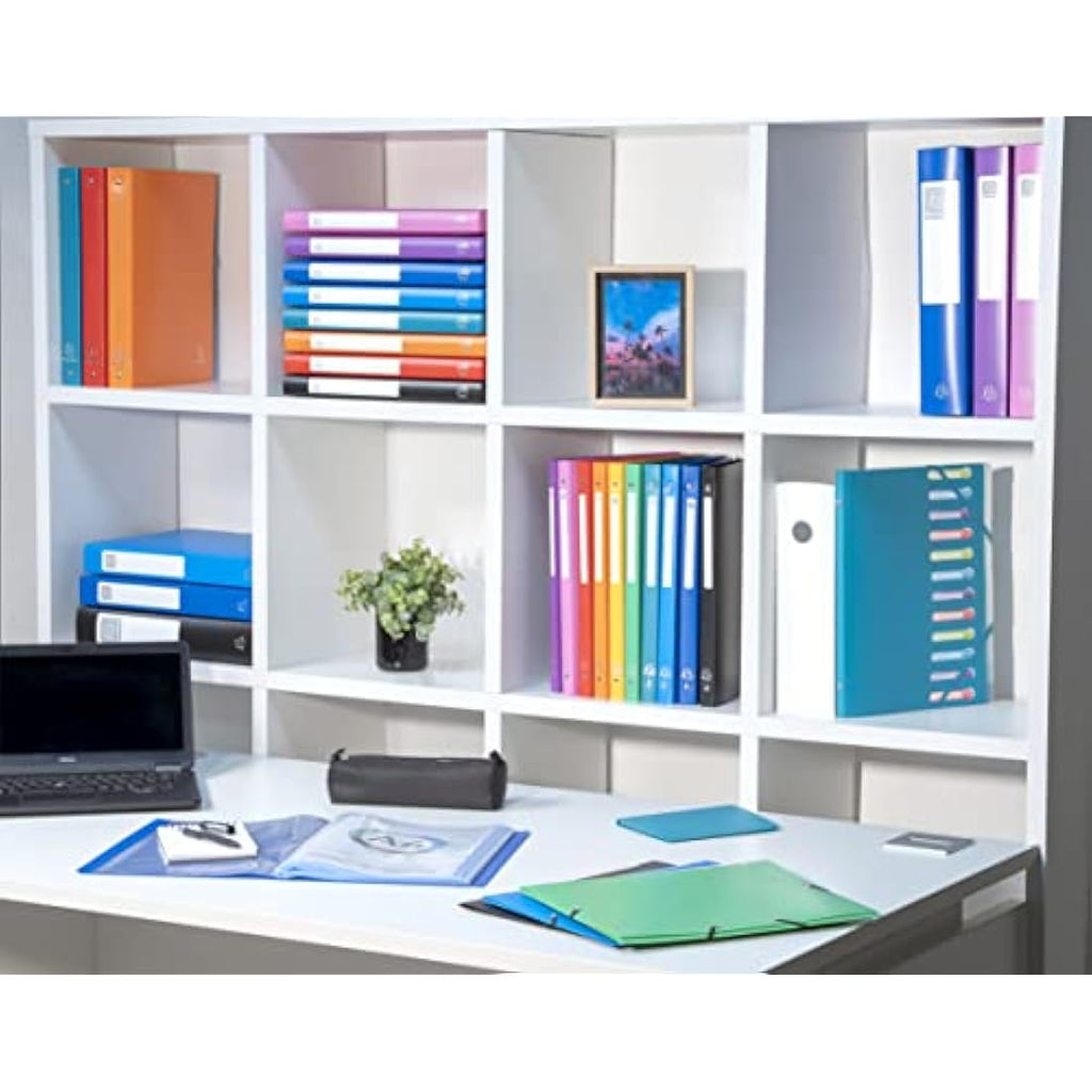Exacompta A4 Display Book – 80 Anti-Glare Pockets, Green Polypropylene