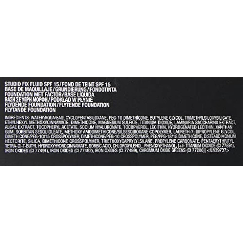 MAC Studio Fix Fluid Foundation SPF 15 - NC20 Matte Liquid Makeup 30ml