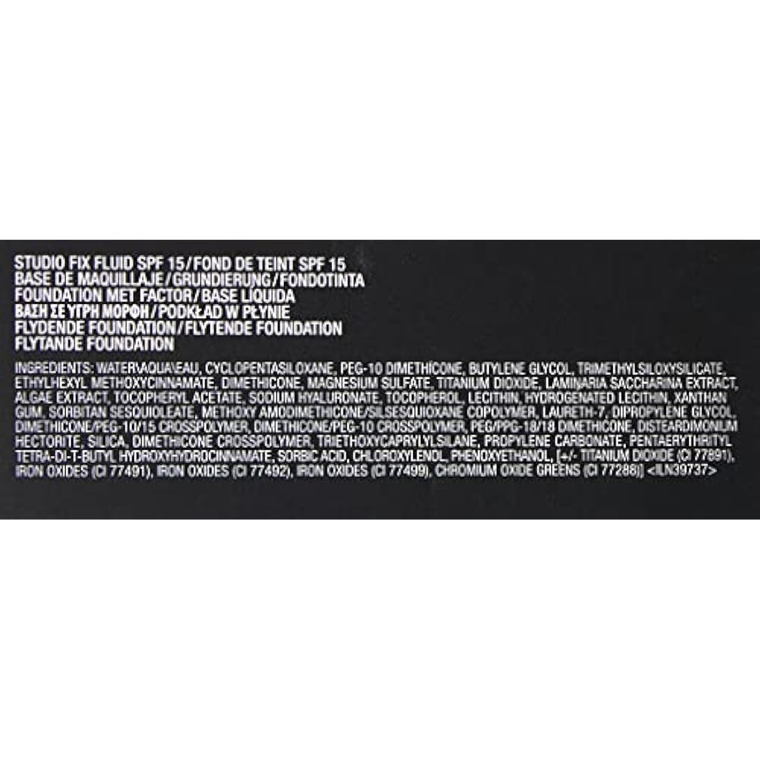 MAC Studio Fix Fluid Foundation SPF 15 - NC20 Matte Liquid Makeup 30ml