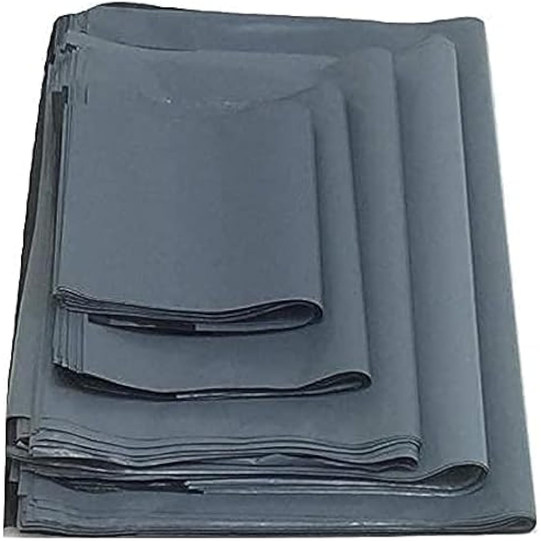 Jolof Store Grey Poly Mailing Bags - 125 Pack Assorted Sizes 50 Micron
