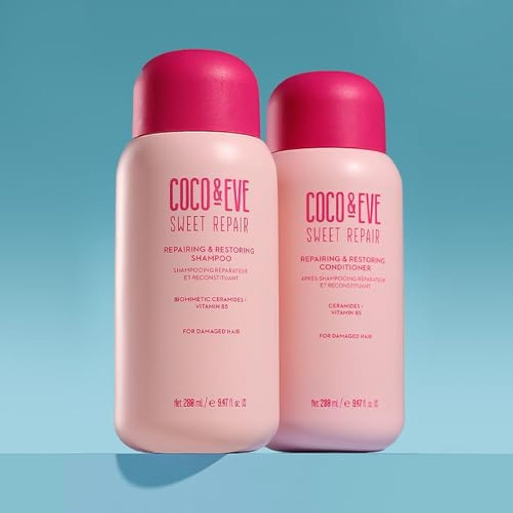 Coco & Eve Sweet Repair Shampoo & Conditioner Set for Damaged Hair